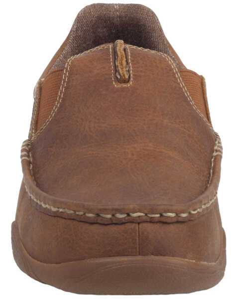 Georgia Boot Men's Cedar Falls Slip-On Shoes - Moc Toe , Tan, hi-res