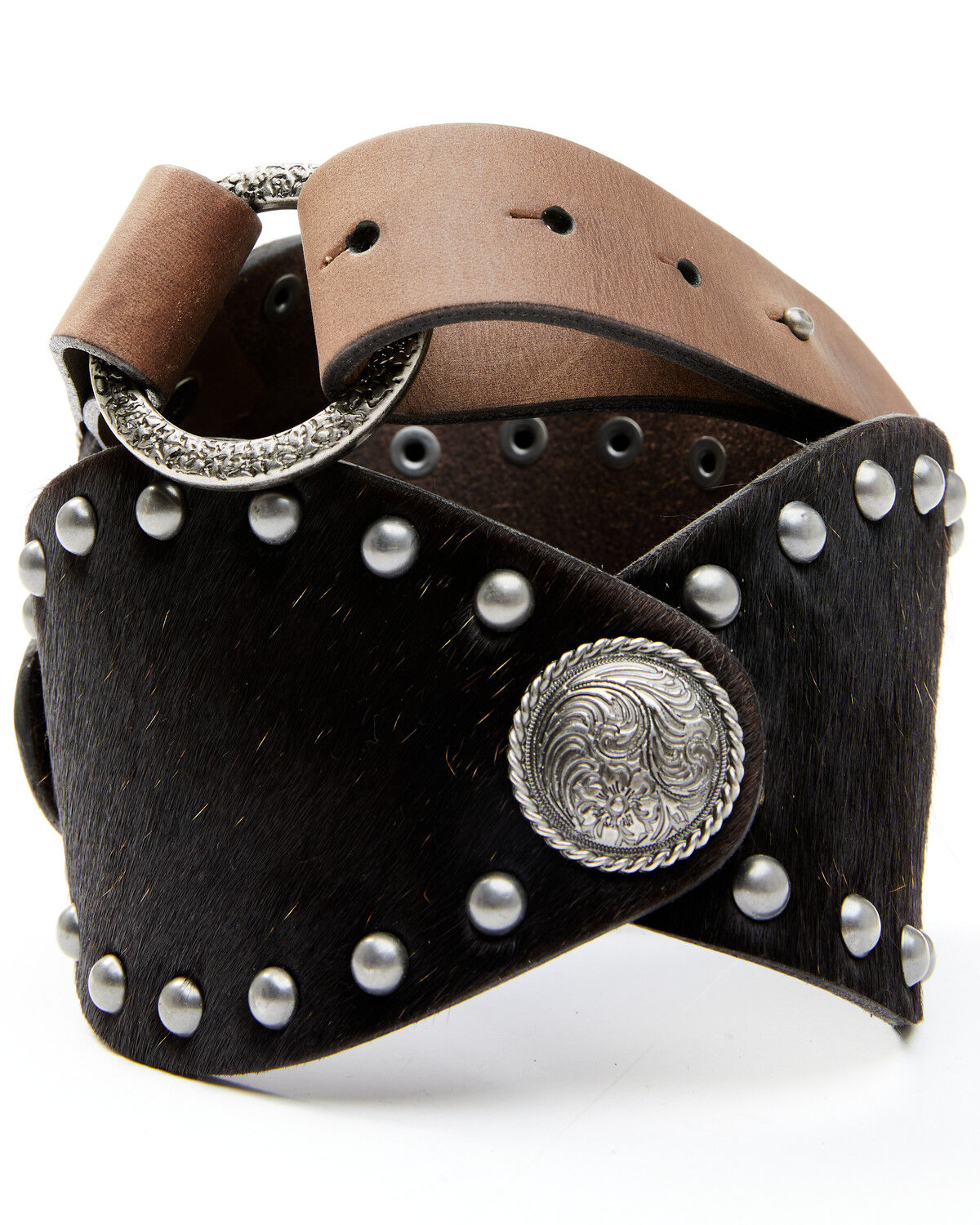 Image #1 - Idyllwind Women's Del Rio Hair-On Belt, , hi-res