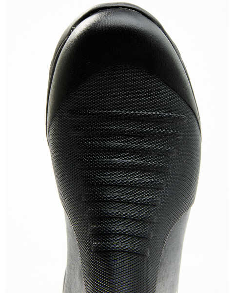 Image #6 - RANK 45® Men's 6.5" Rubber Ankle Boots - Round Toe, Black, hi-res