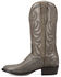 Image #3 - El Dorado Men's Exotic Ostrich Leg Tall Western Boots - Round Toe, Grey, hi-res
