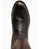 Image #6 - Cody James Black 1978® Men's Carmen Exotic Full-Quill Ostrich Roper Boots - Round Toe, Chocolate, hi-res