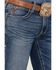 Image #2 - Ariat Men's M5 Walden Martson Medium Wash Straight Jeans, Blue, hi-res