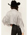 Image #4 - Saints & Hearts Women's Faux Suede Fringe Jacket, Grey, hi-res
