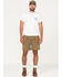 Image #1 - Brixton Men's Oath V Logo Graphic T-Shirt, White, hi-res