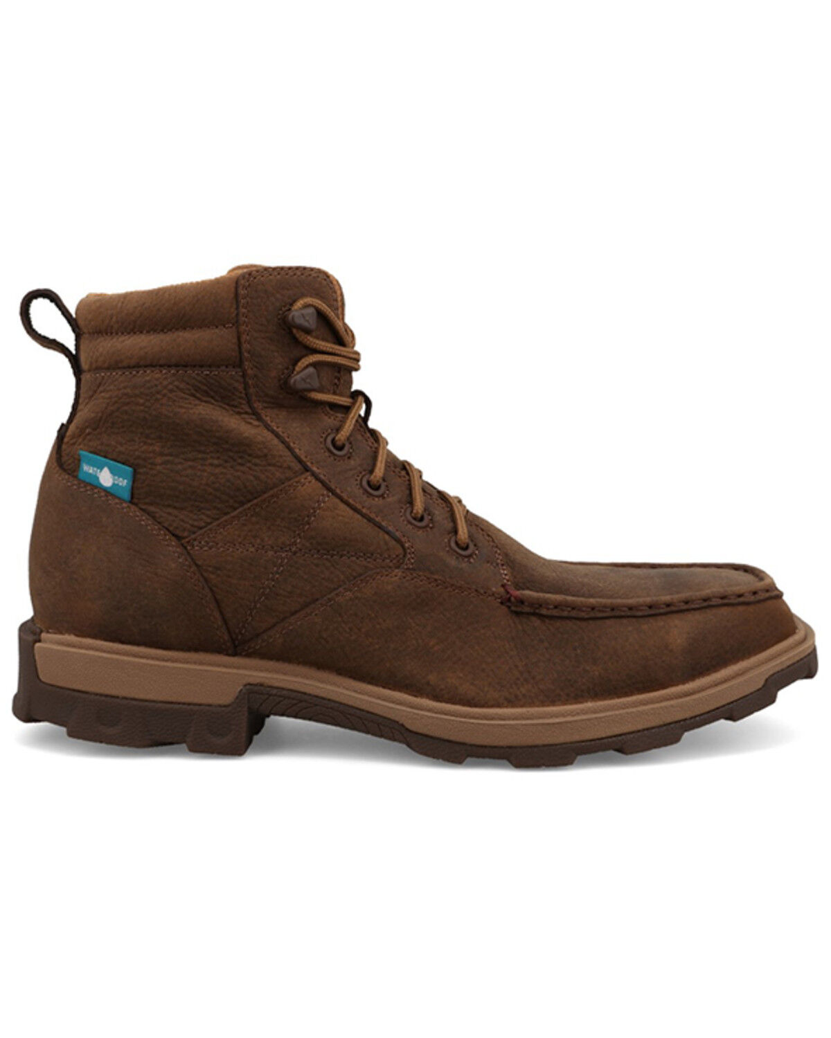 Image #2 - Twisted X Men's 6" UltraLite X™ Work Boots - Nano Toe, Brown, hi-res