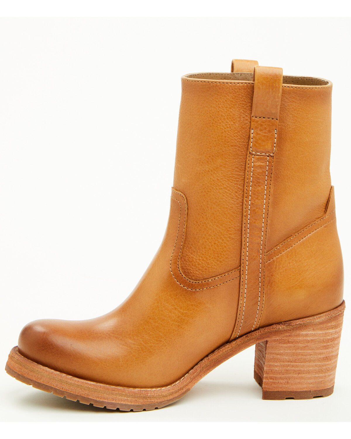 Image #3 - Cleo + Wolf Women's Scout Short Boots - Round Toe, Honey, hi-res