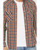 Image #3 - Levi's Men's Jesper Plaid Print Long Sleeve Snap Long Sleeve Flannel Shirt, Rust Copper, hi-res