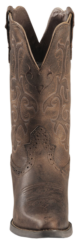 Justin Stampede Women's McKayla Tan Cowgirl Boots - Snip Toe, Tan, hi-res