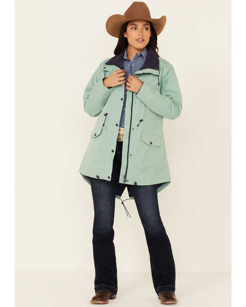 Image #2 - Outback Trading Co. Women's Solid Mint Fauna Storm Flap Rain Jacket , , hi-res
