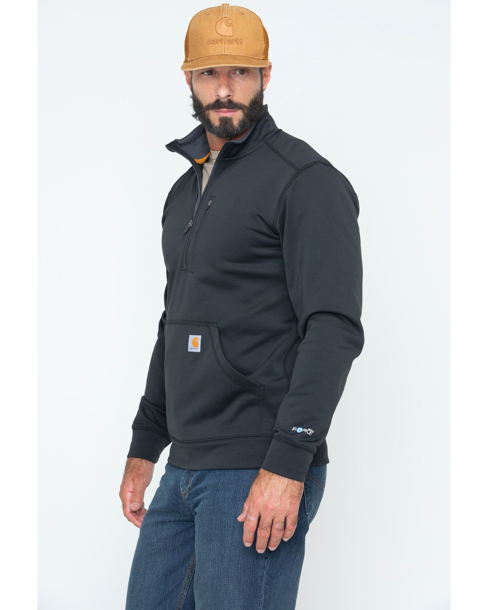 Carhartt Men s Force Extremes Mock Neck Half Zip Pullover Sheplers