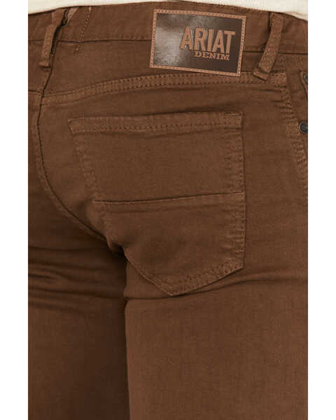 Image #4 - Ariat Men's M7 Grizzly Straight Stretch Denim Jeans, Brown, hi-res