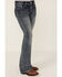 Image #4 - Grace in LA Girls' Medium Wash Embroidered Pocket Bootcut Stretch Denim Jeans, Medium Wash, hi-res