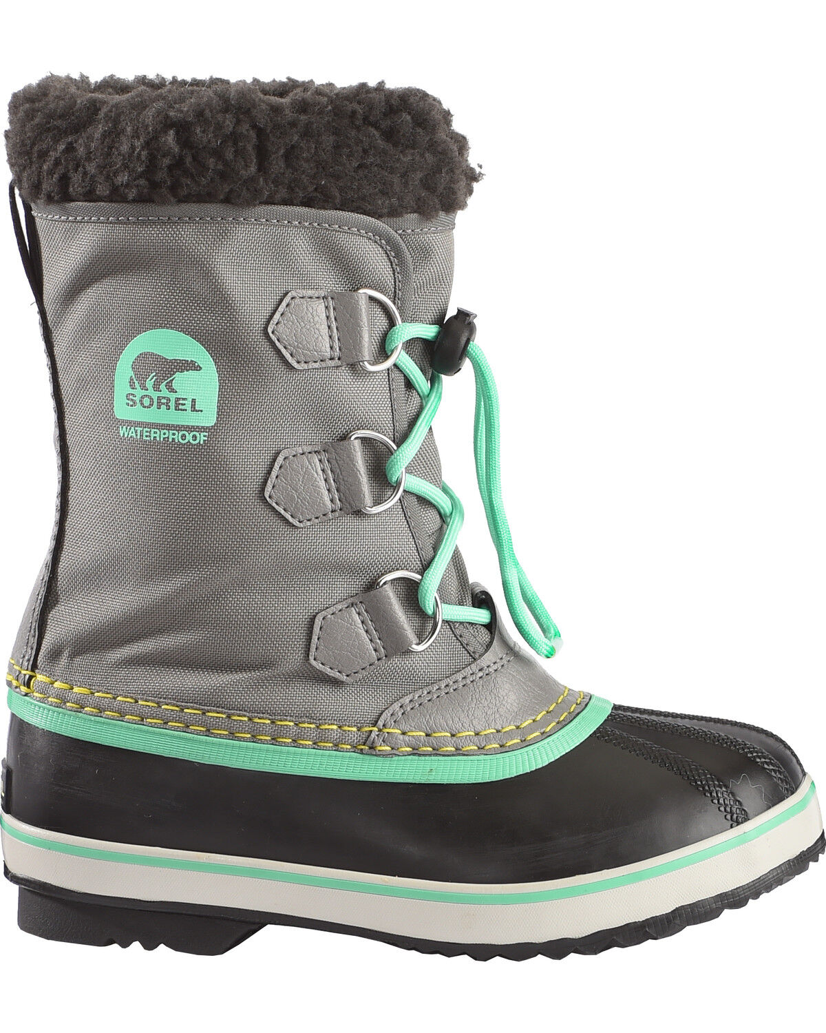 Image #2 - Sorel Boys' Grey Yoot Pac Nylon Boots - Round Toe, Grey, hi-res