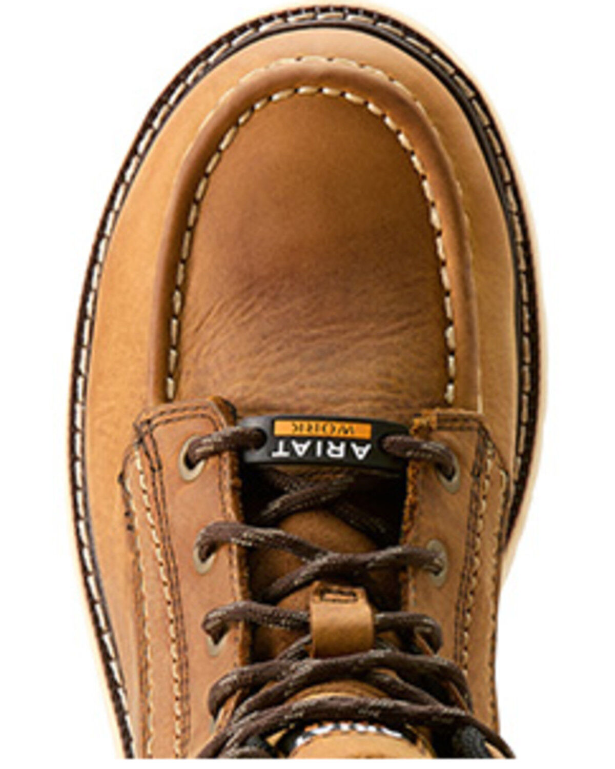 Image #4 - Ariat Women's Rebar 6" Wedge Waterproof Moc Toe Work Boots - Soft Toe, , hi-res