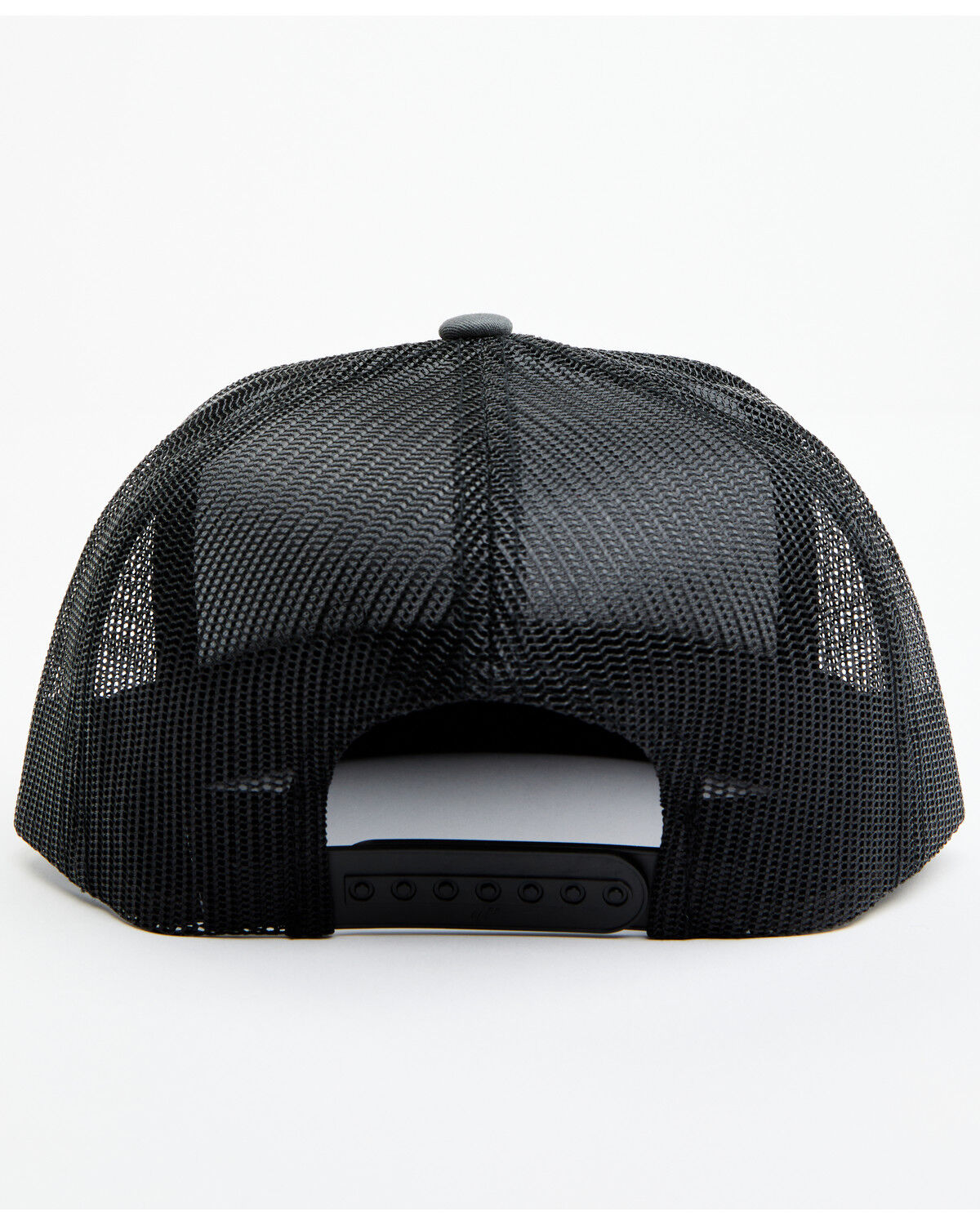 Image #3 - Salty Rodeo Men's Riata Southwestern Patch Trucker Cap, Grey, hi-res