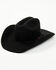 Image #1 - Justin Montana 3X Wool Felt Cowboy Hat, Black, hi-res