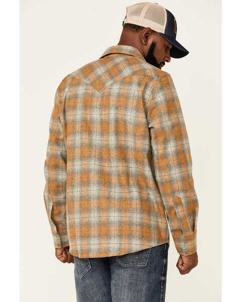 Image #4 - Pendleton Men's Canyon Large Plaid Print Long Sleeve Snap Western Flannel Shirt , , hi-res