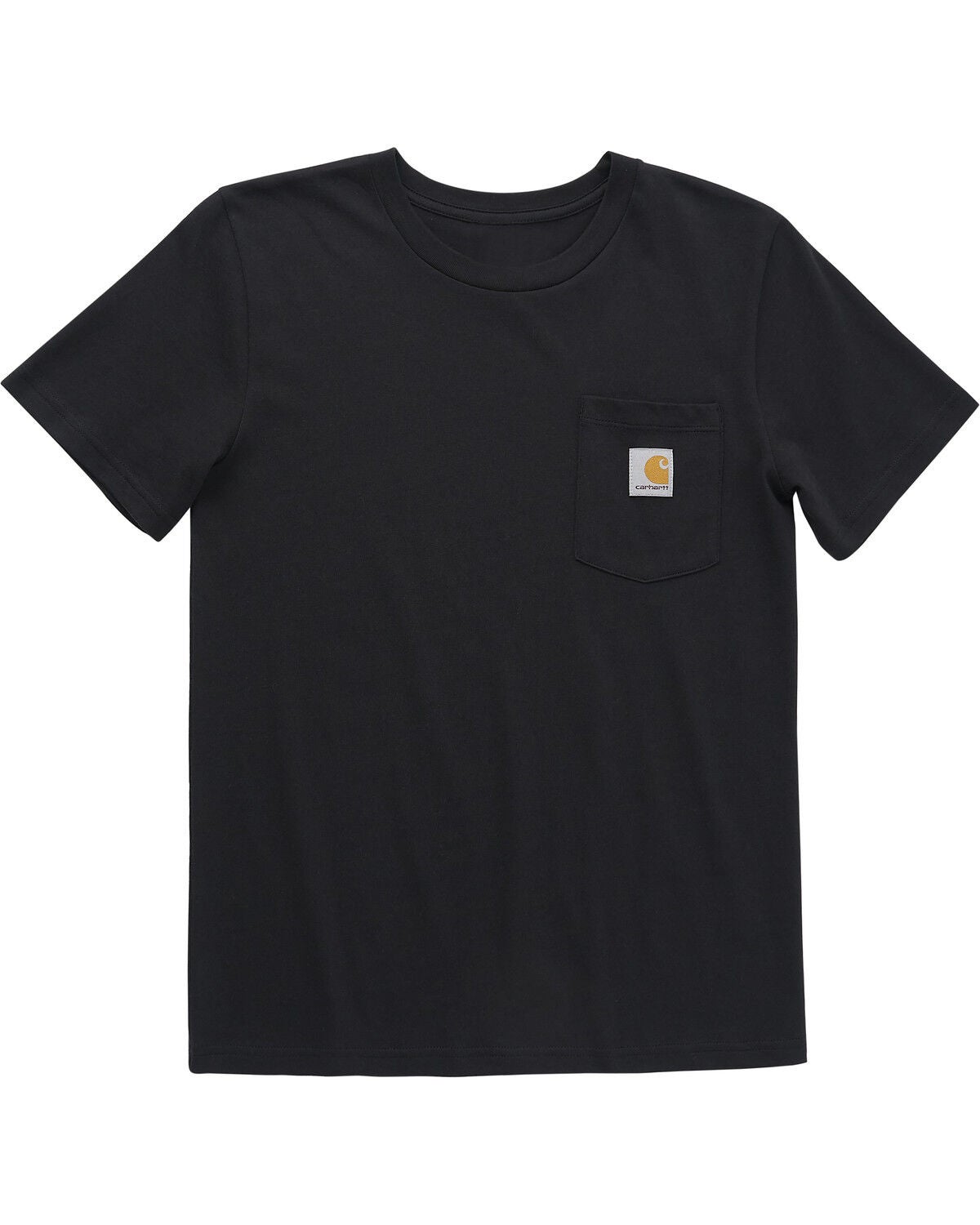 Carhartt Toddler Boys' Solid Short Sleeve Pocket T-Shirt, Black, hi-res