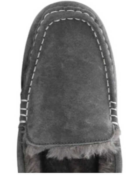 Image #6 - Lamo Footwear Women's Callie Moc Slippers, Charcoal, hi-res