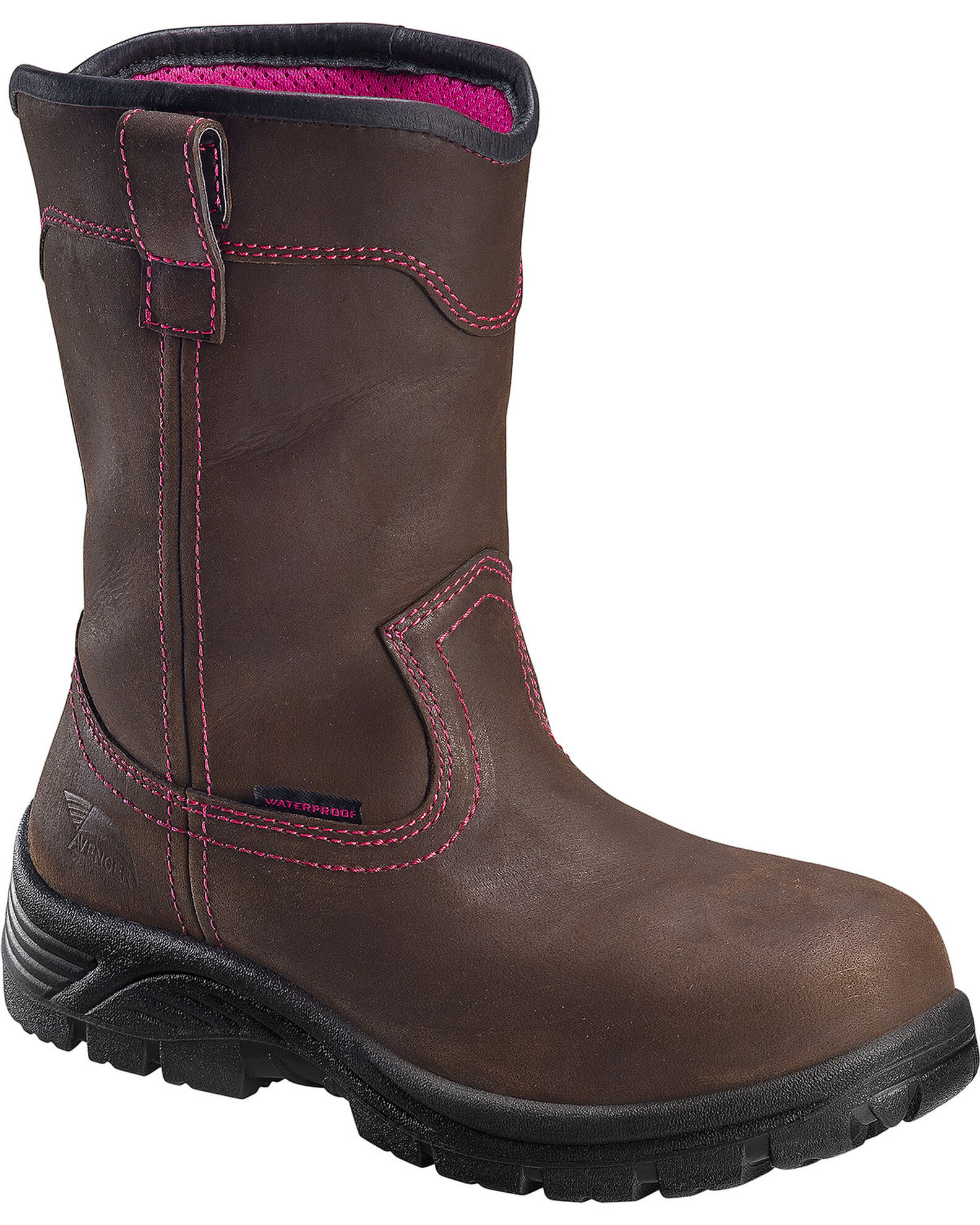 Womens wellington sales work boots