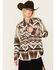 Image #1 - Idyllwind Women's Addy Southwestern Print Shacket, Dark Brown, hi-res