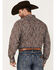 Image #4 - Cinch Men's Paisley Print Long Sleeve Button-Down Western Shirt, Brown, hi-res