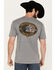 Image #4 - Smith & Wesson Men's Flying Eagle Short Sleeve Graphic T-Shirt, Grey, hi-res