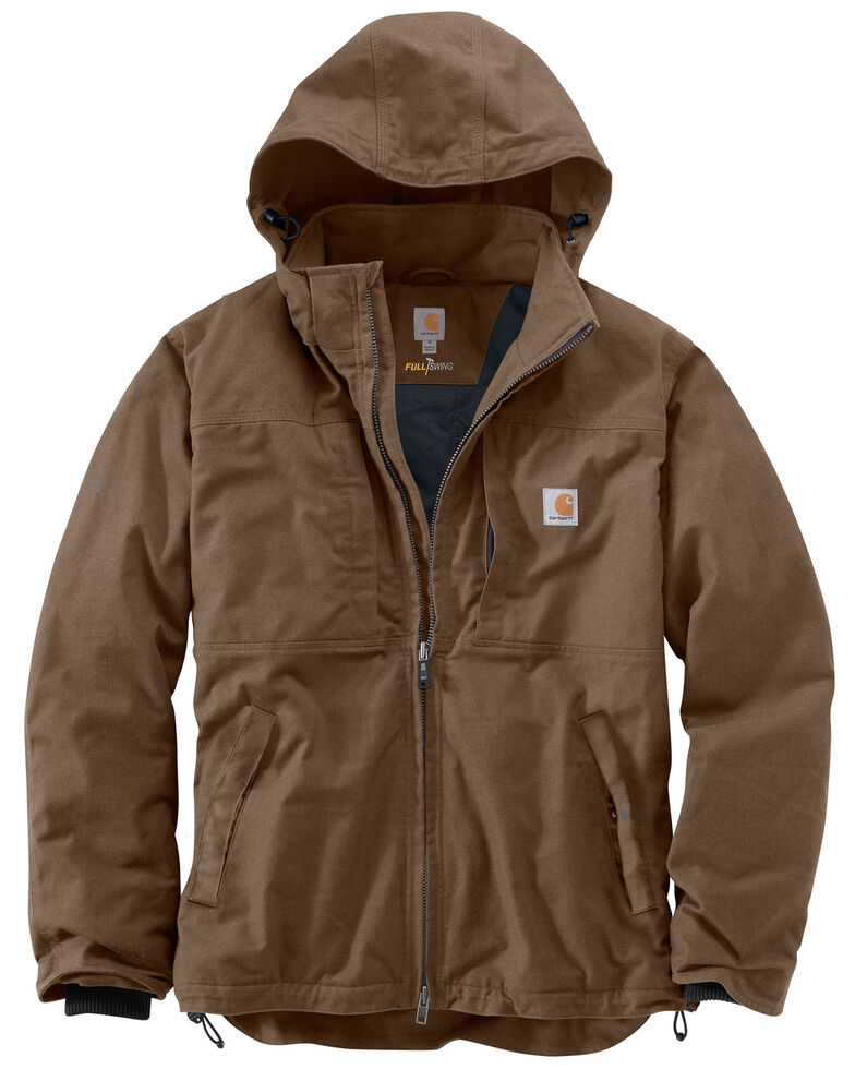Carhartt Men's Full Swing Cryder Work Jacket - Big & Tall, Canyon, hi-res