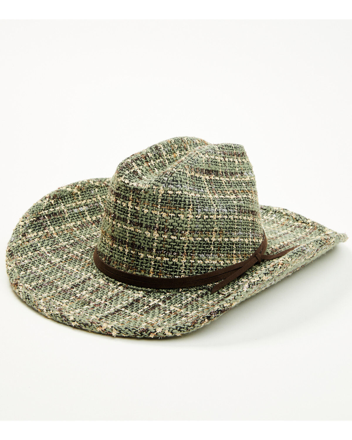 Image #1 - Shyanne Women's Tweed Cowboy Hat, Olive, hi-res