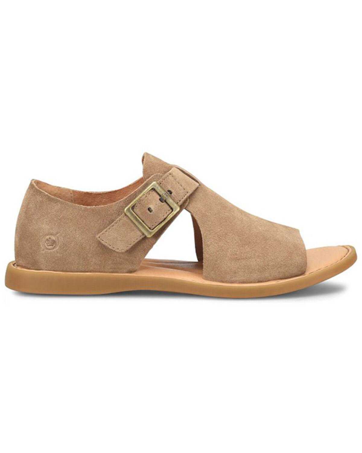Image #2 - Born Women's Ivey Suede Sandals, Taupe, hi-res