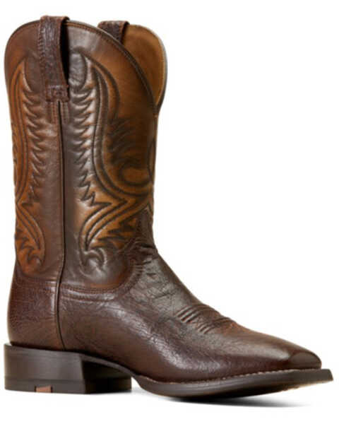 Image #1 - Ariat Men's Paxton Pro Exotic Ostrich Western Boots - Broad Square Toe, , hi-res