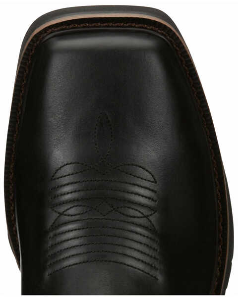Image #6 - Justin Men's Driller Western Work Boots - Composite Toe, Black, hi-res