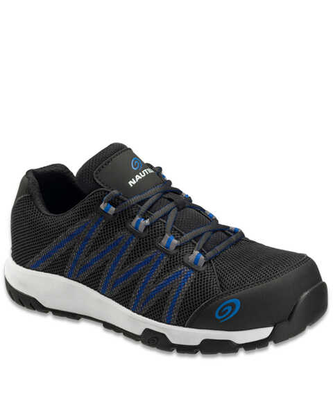 Nautilus Men's Accelerator Work Shoes - Composite Toe, Black, hi-res