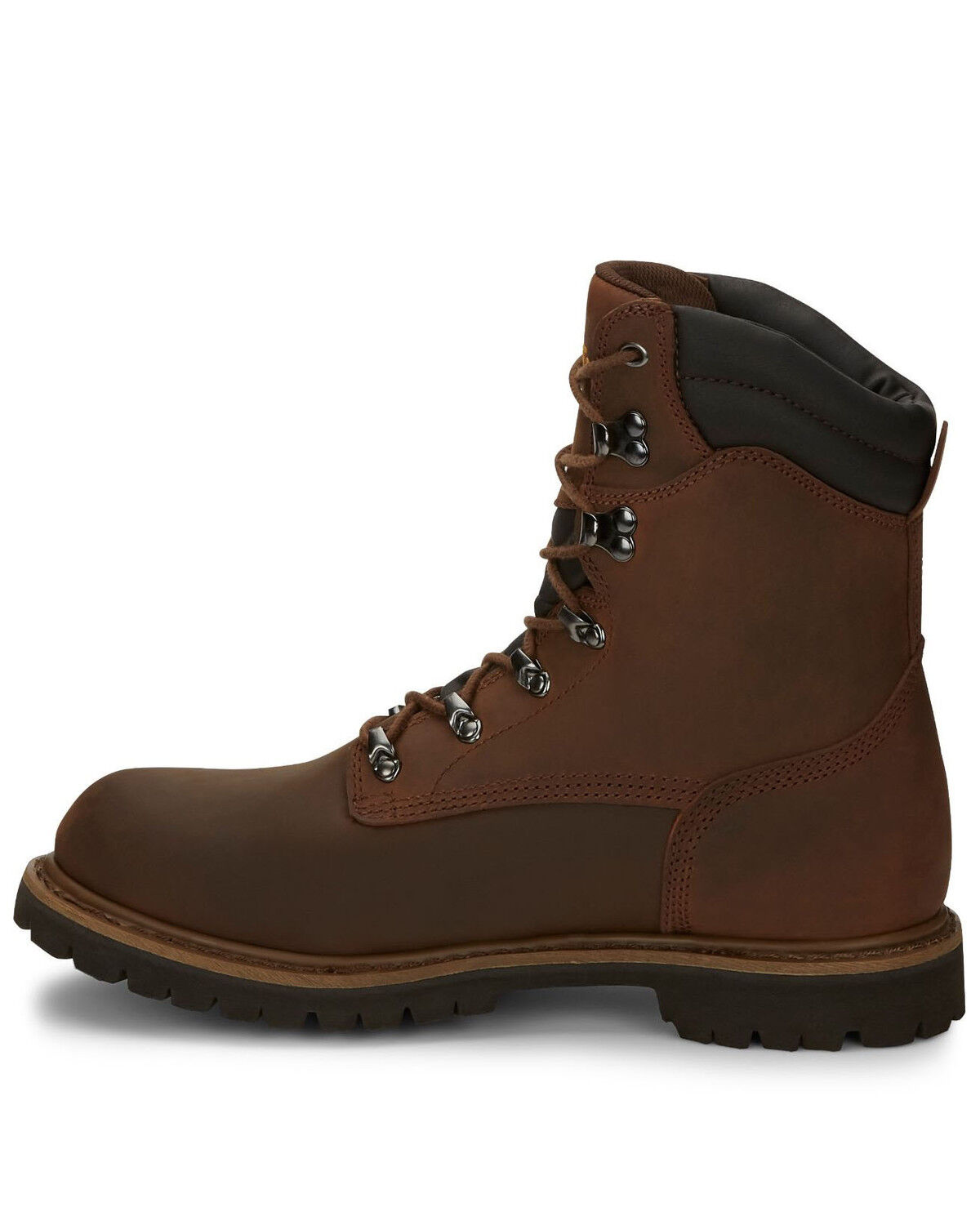 Image #3 - Chippewa Men's Heavy Duty Waterproof & Insulated Aged Bark 8" Work Boots - Soft Toe, Bark, hi-res