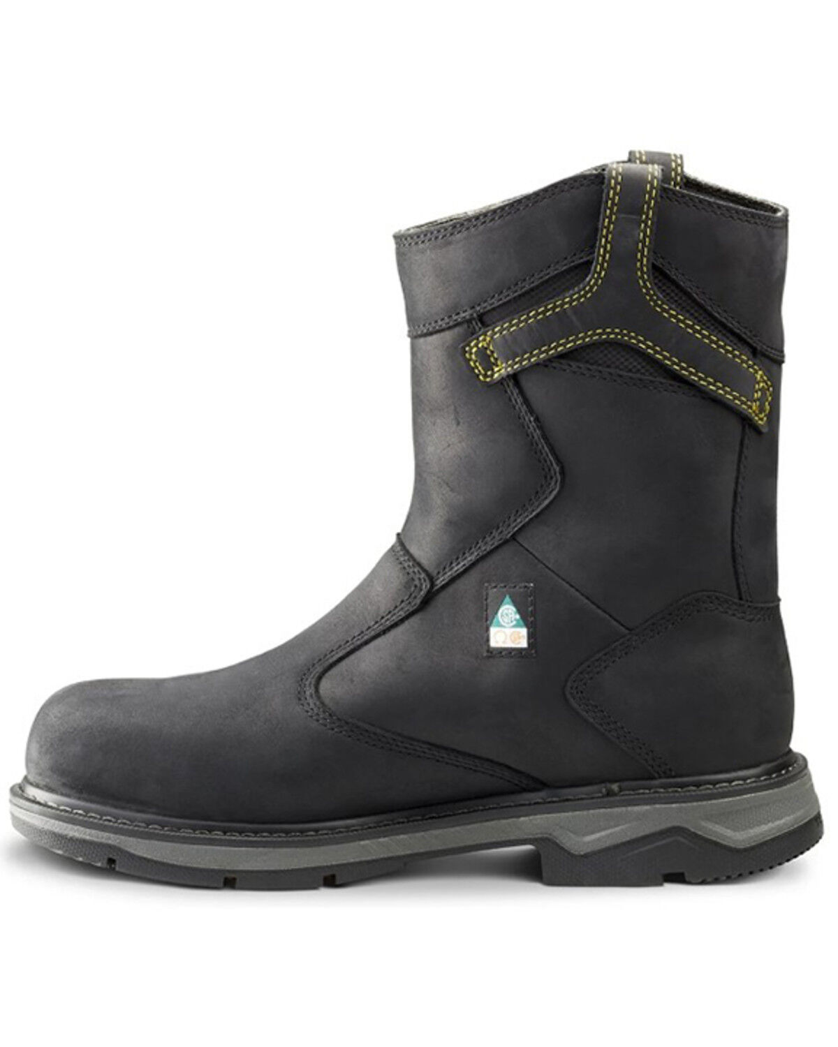 Image #3 - Kodiak Men's 8" Patton Wellington Waterproof Work Boots - Aluminum Toe, Black, hi-res