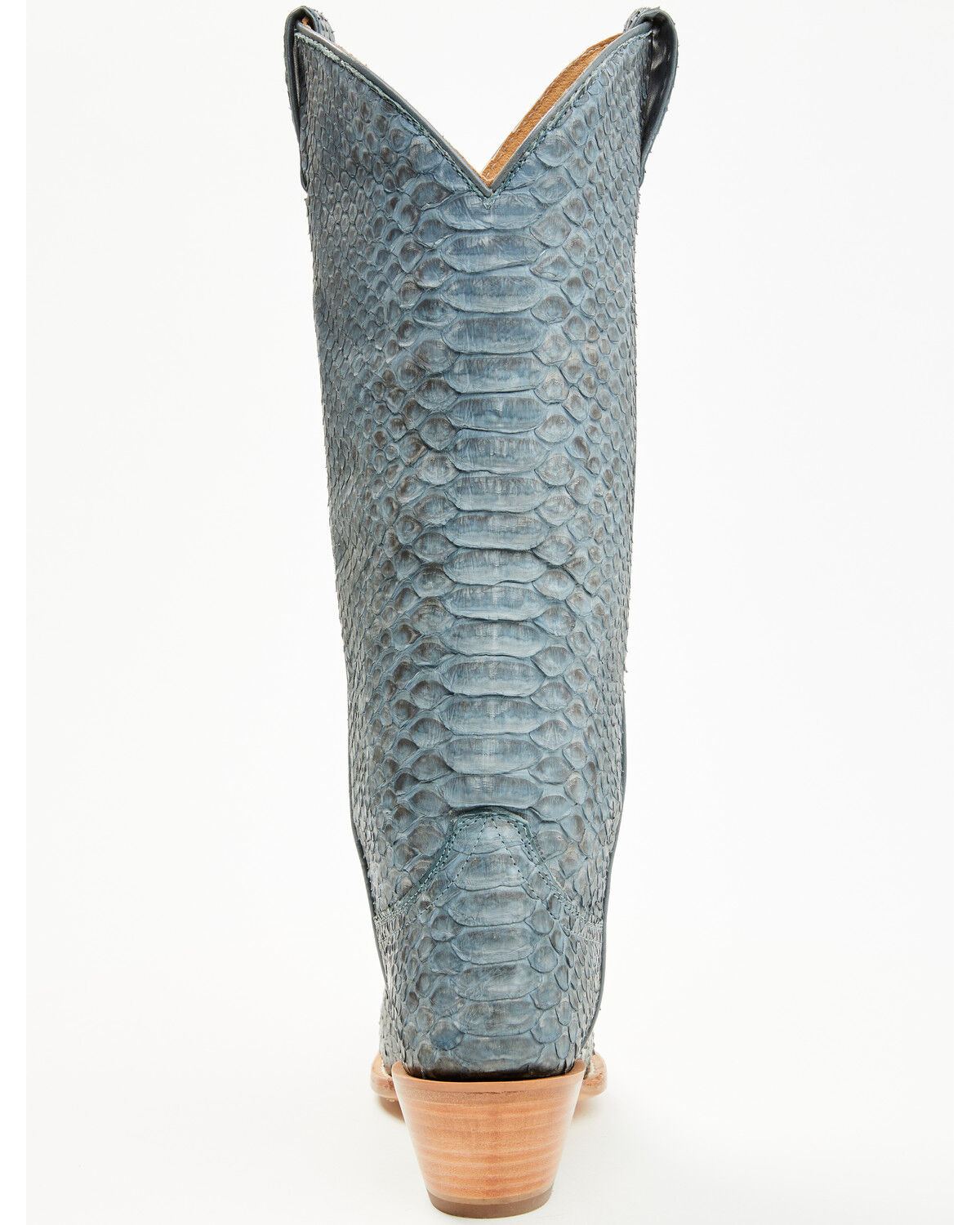 Image #5 - Idyllwind Women's Exotic Python Slay Tall Western Boots - Snip Toe, Blue, hi-res