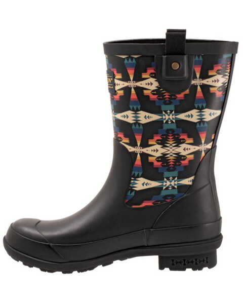 Image #3 - Pendleton Women's Tucson Rain Boots - Round Toe, Black, hi-res