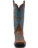 Image #4 - Ferrini Women's Ella Floral Cross Western Boots - Broad Square Toe , Brown, hi-res