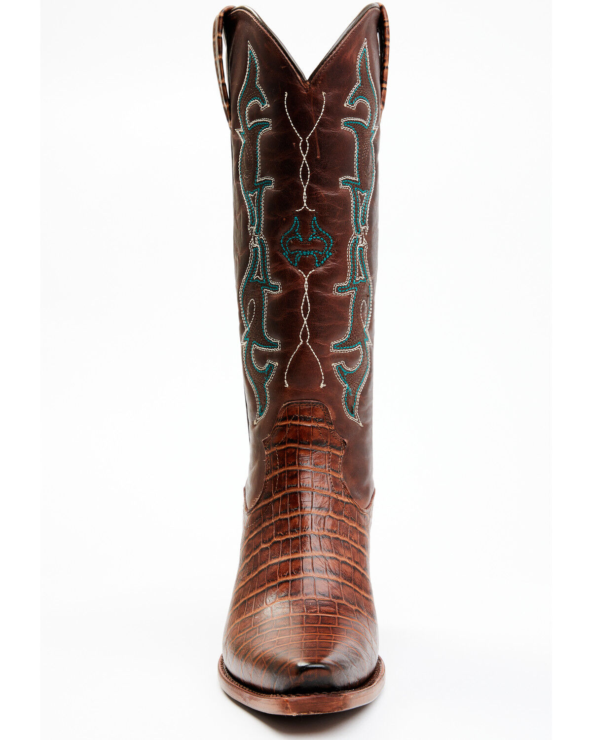 Image #4 - Idyllwind Women's Frisk Me Printed Leather Western Boots - Snip Toe, Brown, hi-res