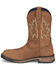 Image #3 - Tony Lama Men's Boom Saddle Cowhide Pull On Western Work Boots - Composite Toe, Tan, hi-res