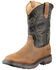 Image #2 - Ariat Men's WorkHog® Waterproof Work Boots - Steel Toe, Aged Bark, hi-res
