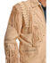 Image #4 - Liberty Wear Men's Fringed Leather Jacket - Big, Cream, hi-res