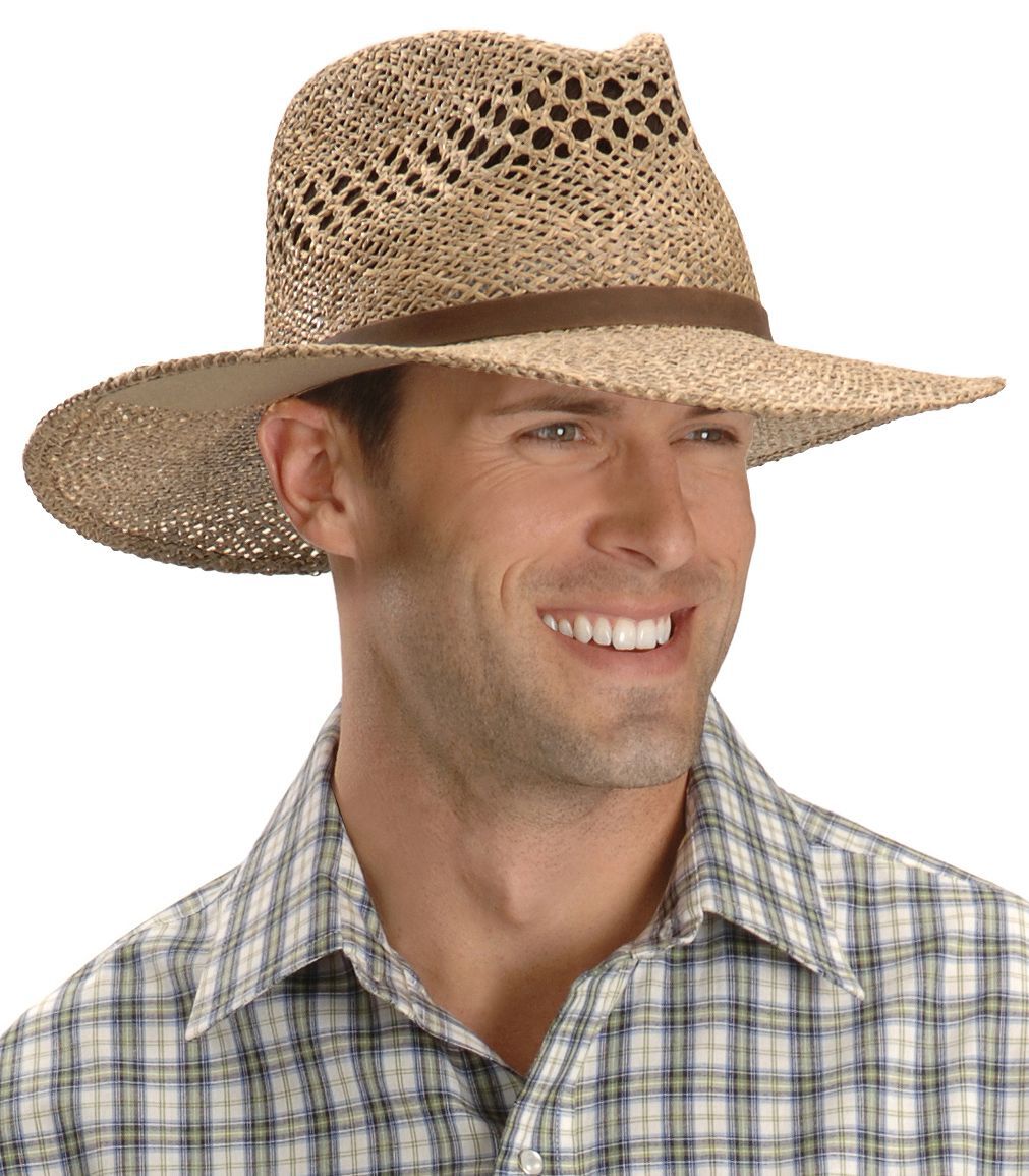 mens seagrass straw hats