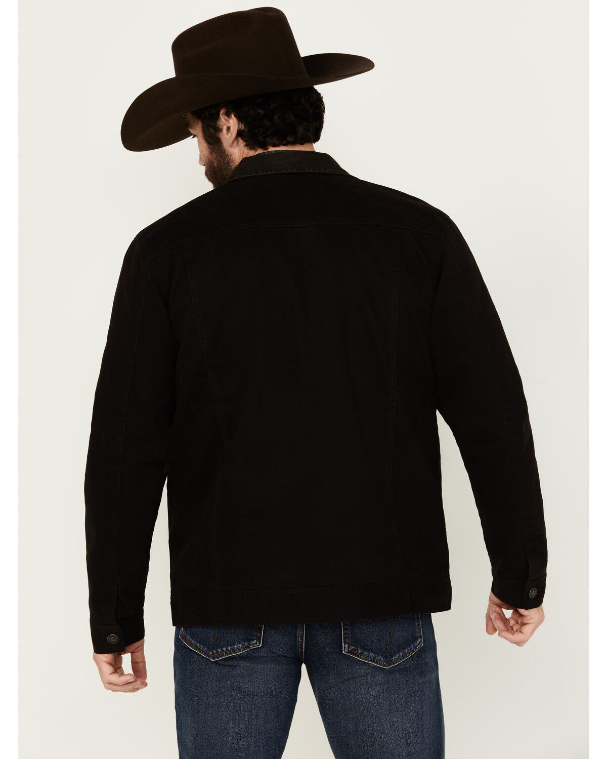 Image #4 - Cody James Men's Ozark Memphis Washed Rancher Jacket, Black, hi-res