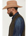 Image #2 - Outback Trading Co Men's Jessie Vest, Dark Brown, hi-res