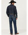 Image #3 - Wrangler Retro Men's Riviera Dark Wash Slim Straight Stretch Denim Jeans - Tall, Dark Wash, hi-res