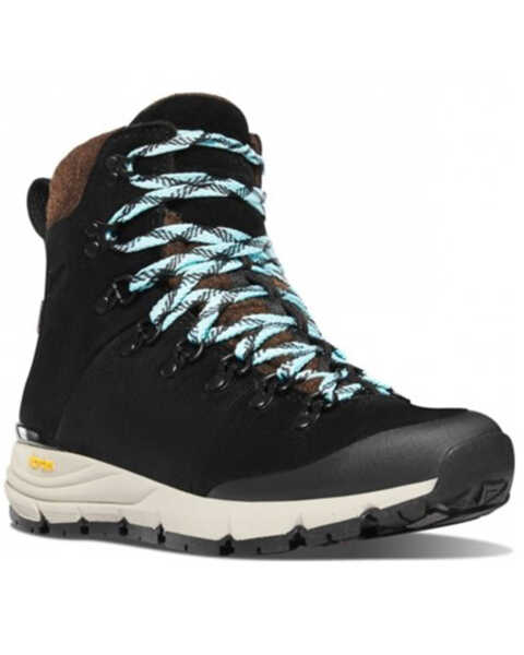 Image #1 - Danner Women's Arctic 600 Side Zip Lace-Up Hiking Boot , Black, hi-res