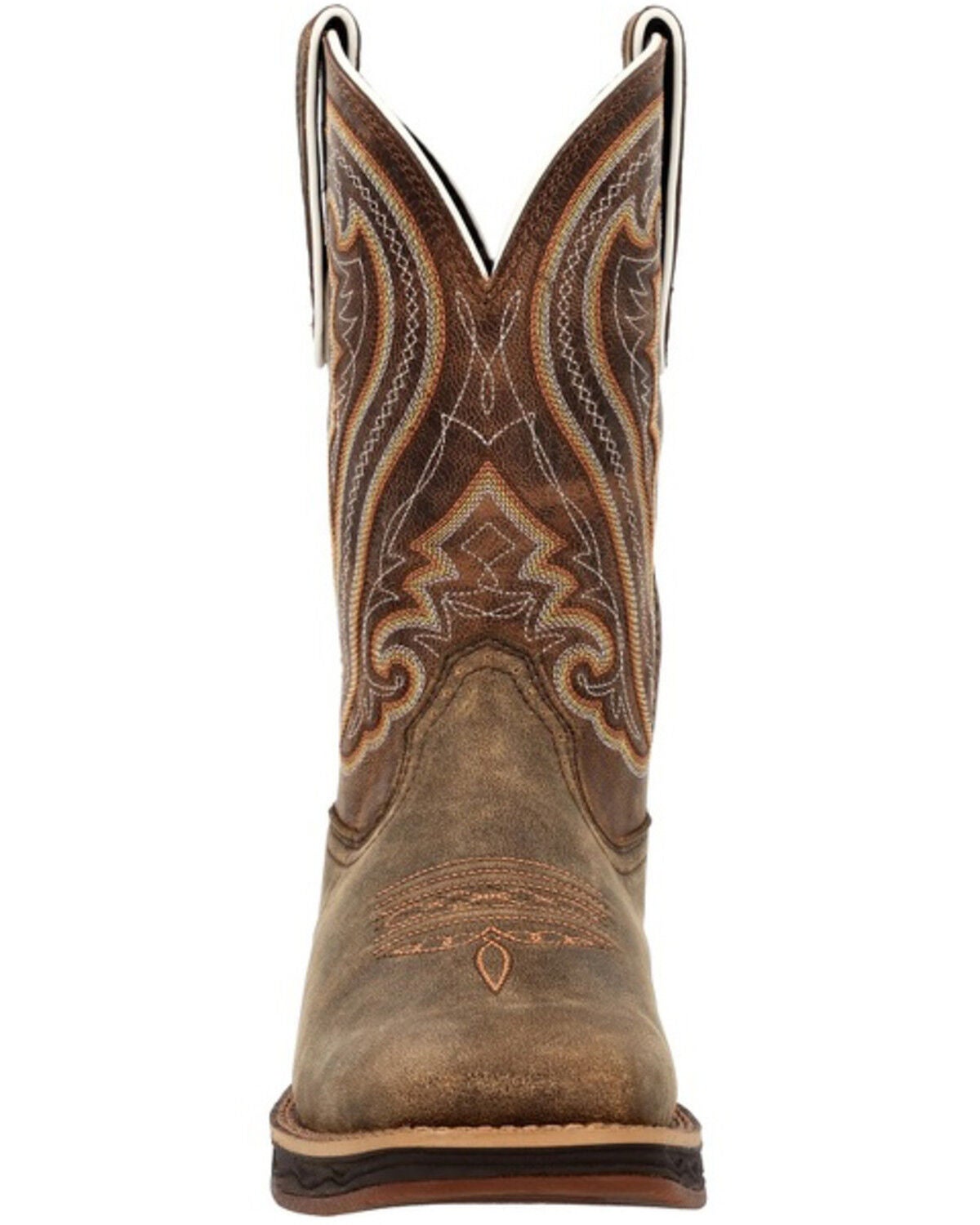 Image #4 - Durango Women's Lady Rebel Ultra-Lite Performance Western Boots - Broad Square Toe, Brown, hi-res