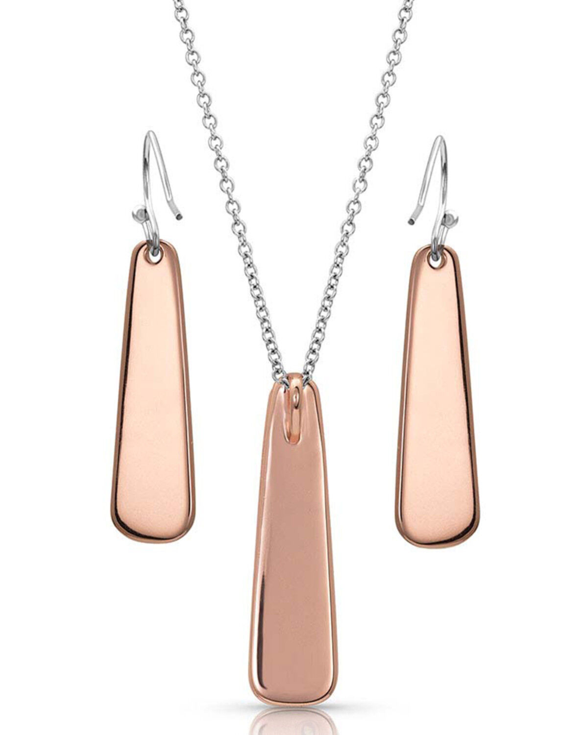 Image #2 - Montana Silversmiths Women's Desert Sun Opal Cactus Jewelry Set, Silver, hi-res