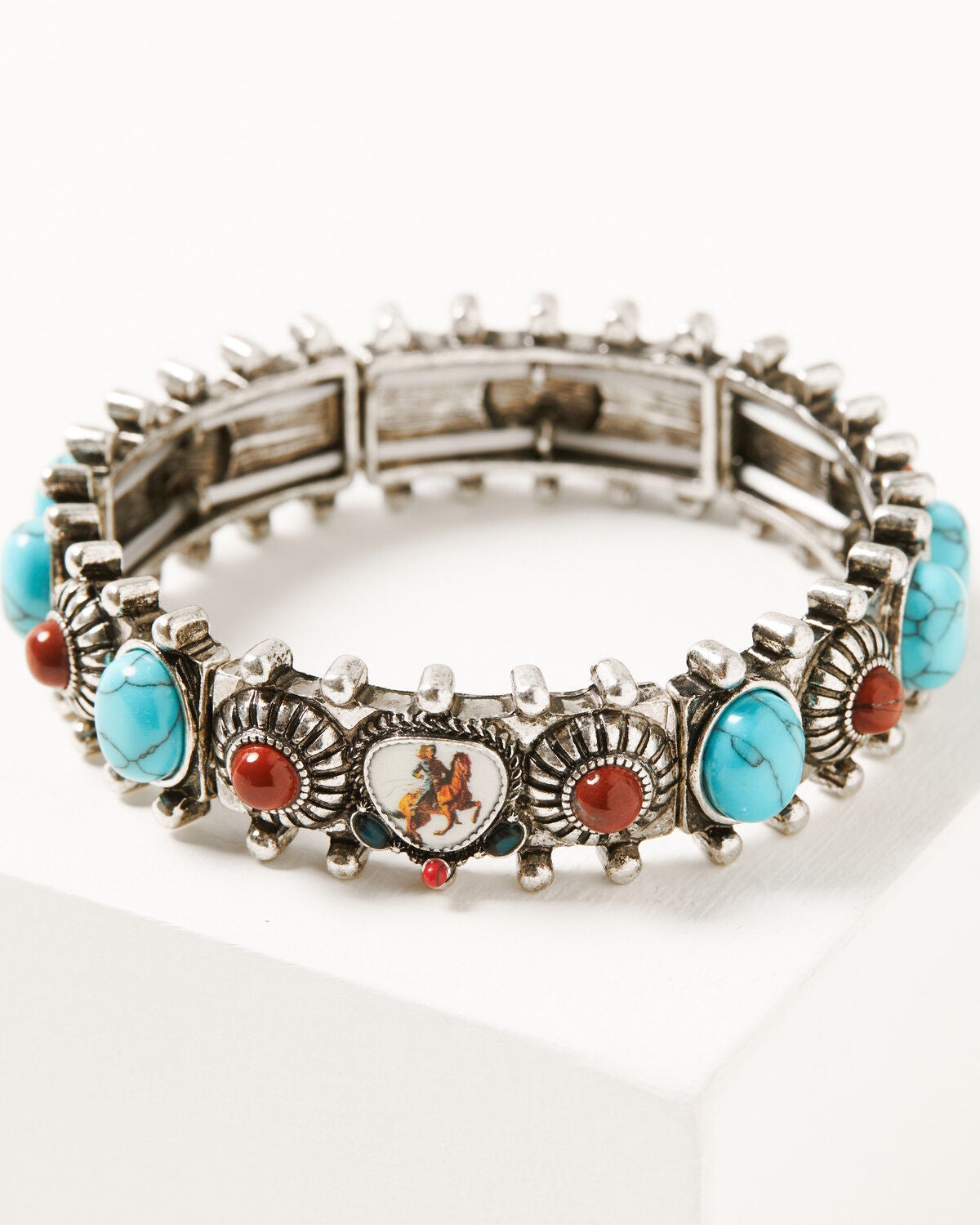 Image #2 - Shyanne Women's American Heritage Cowgirl Bracelet Set - 4 Piece, Silver, hi-res